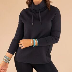 Spanx AirEssentials Got-Ya-Covered Pullover Black XL Best Seller 50234R